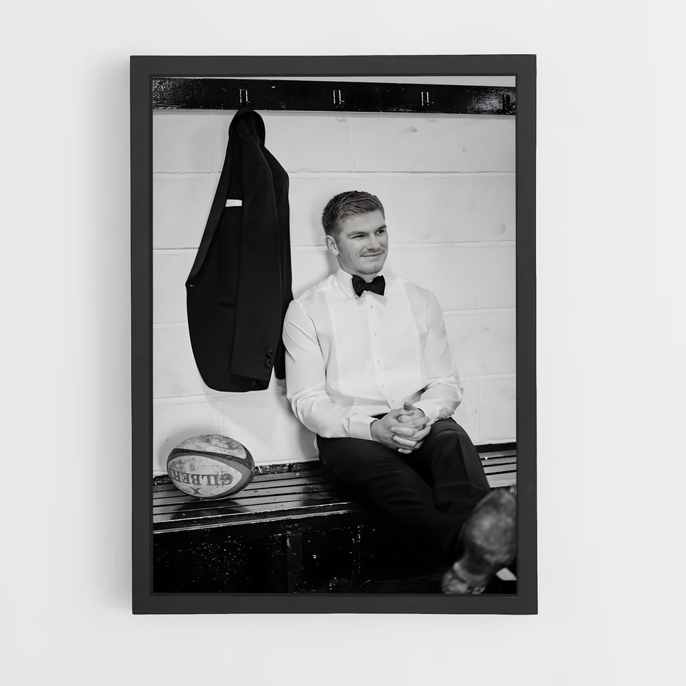 Poster Owen de farrell – affiche Rugby (vue 2)
